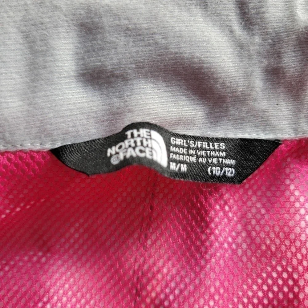 THE NORTH FACE Pink & Gray Dryvent Girls Jacket- Size M ( 10/12)
